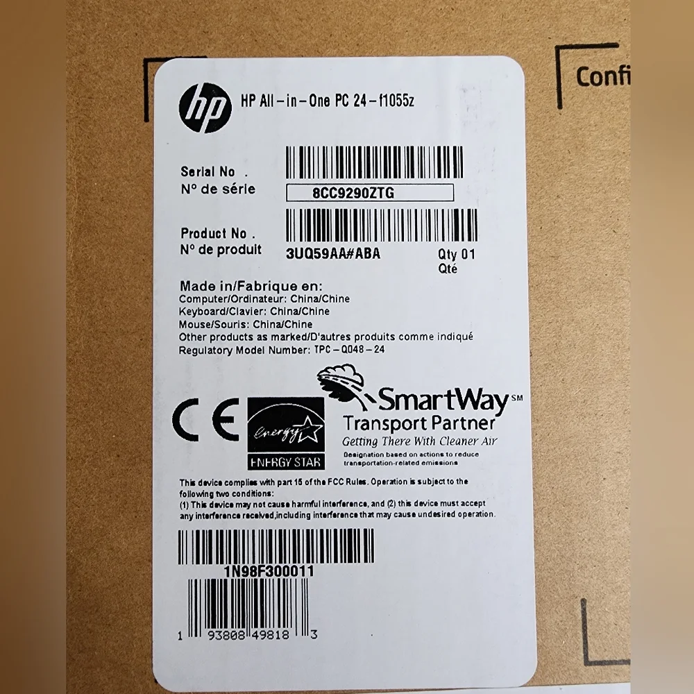 HP All-in-One PC 24 - f1055z